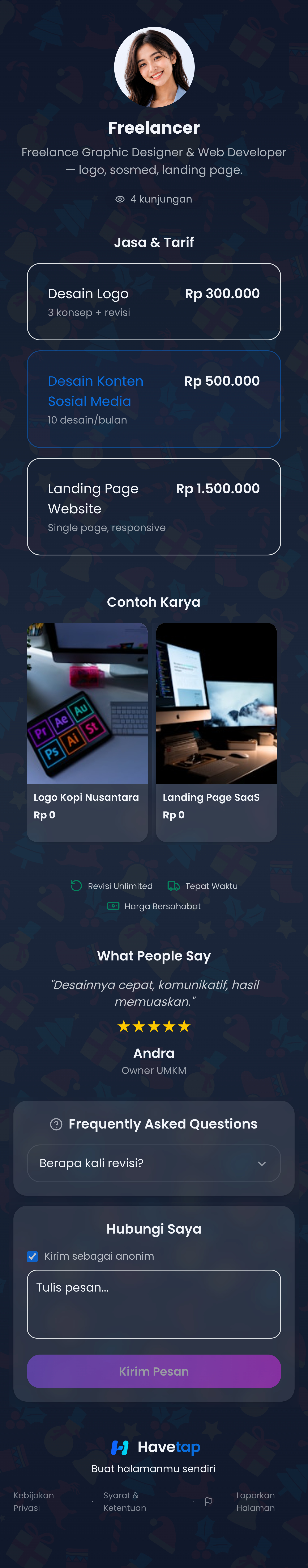 Template Freelancer